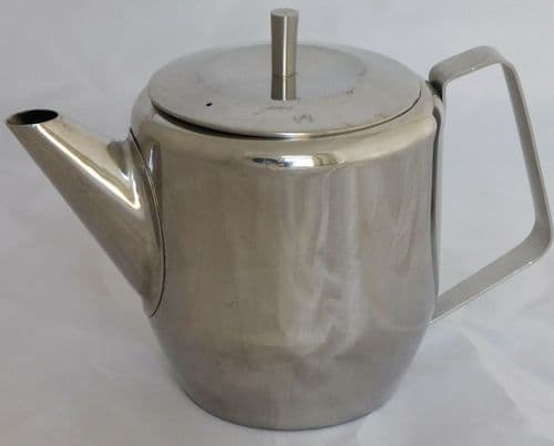 Vintage Nutbrown set Tea pot Coffee pot Milk jug 18 8 stainless steel 1960s 1970